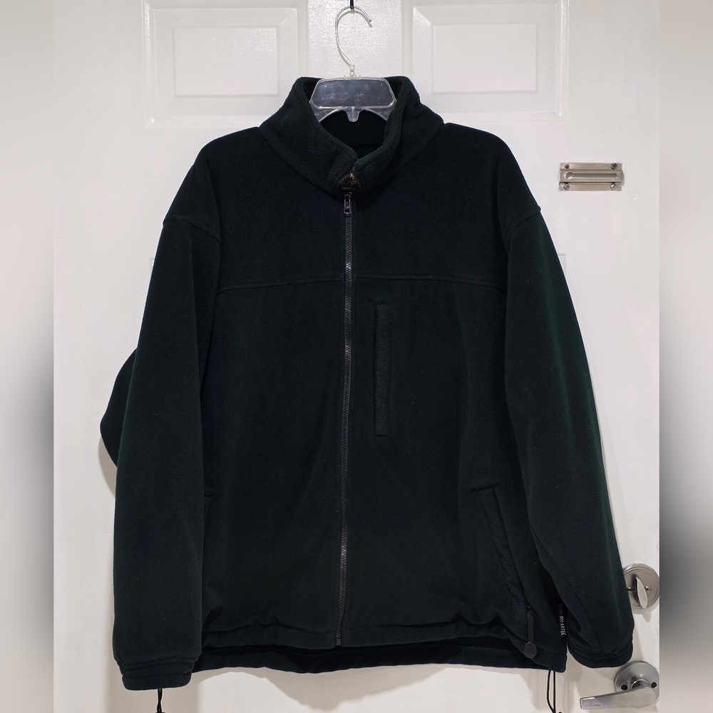 Cabela's Fleece Men's Jacket Green Full Zip XL Vintage